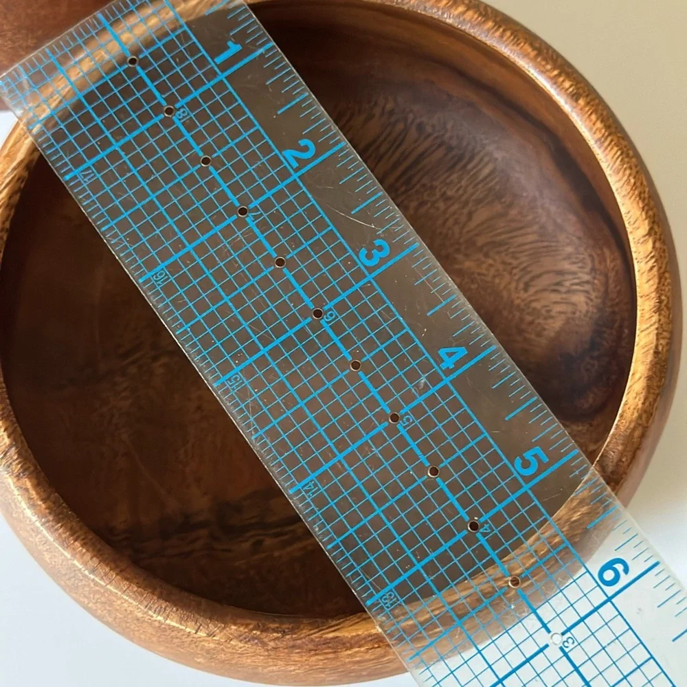 Crate & Barrel set of Tondo Acacia wood bowls